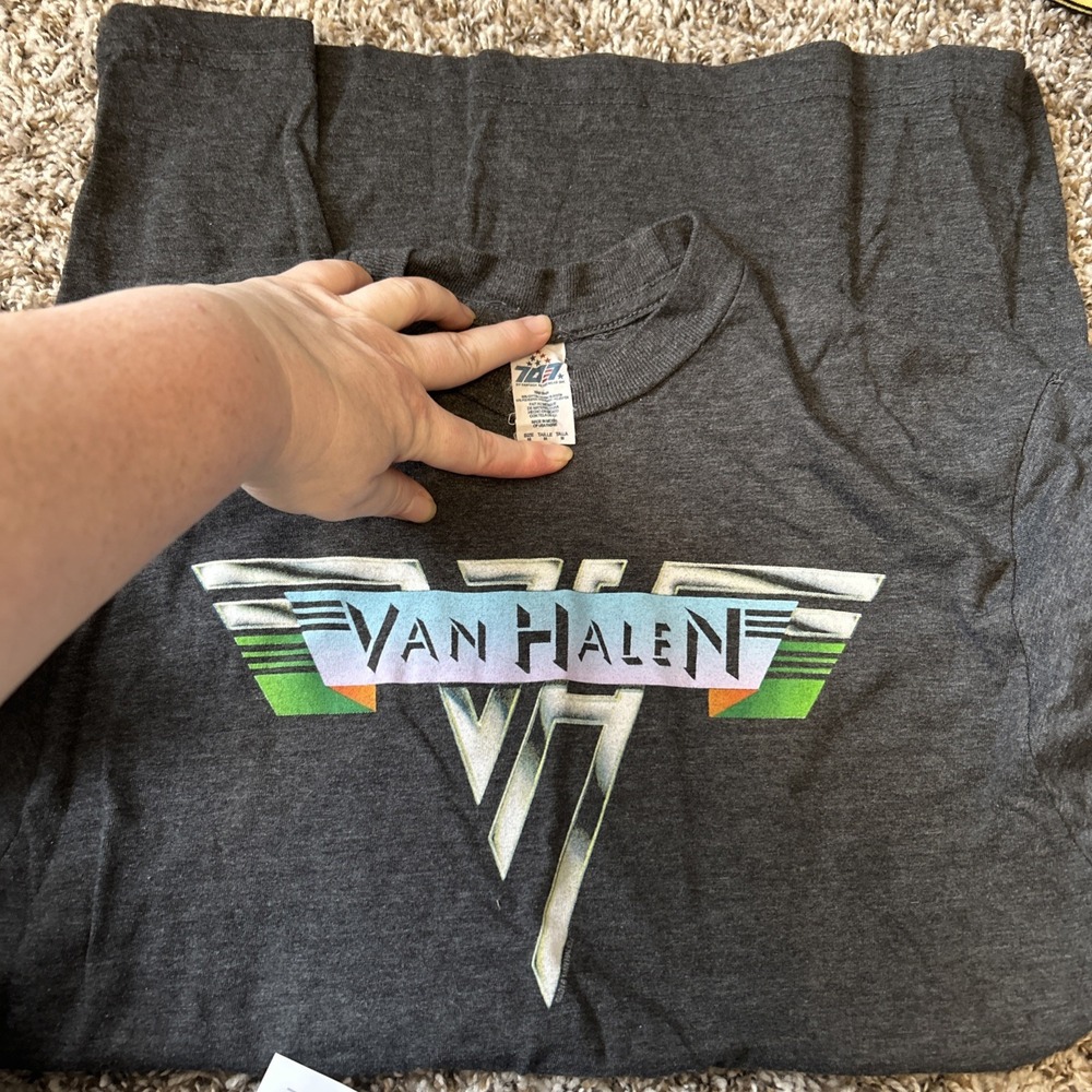 Vintage Van Halen World Tour 2007 2008 Graphic T-Shirt Rock Band Size M